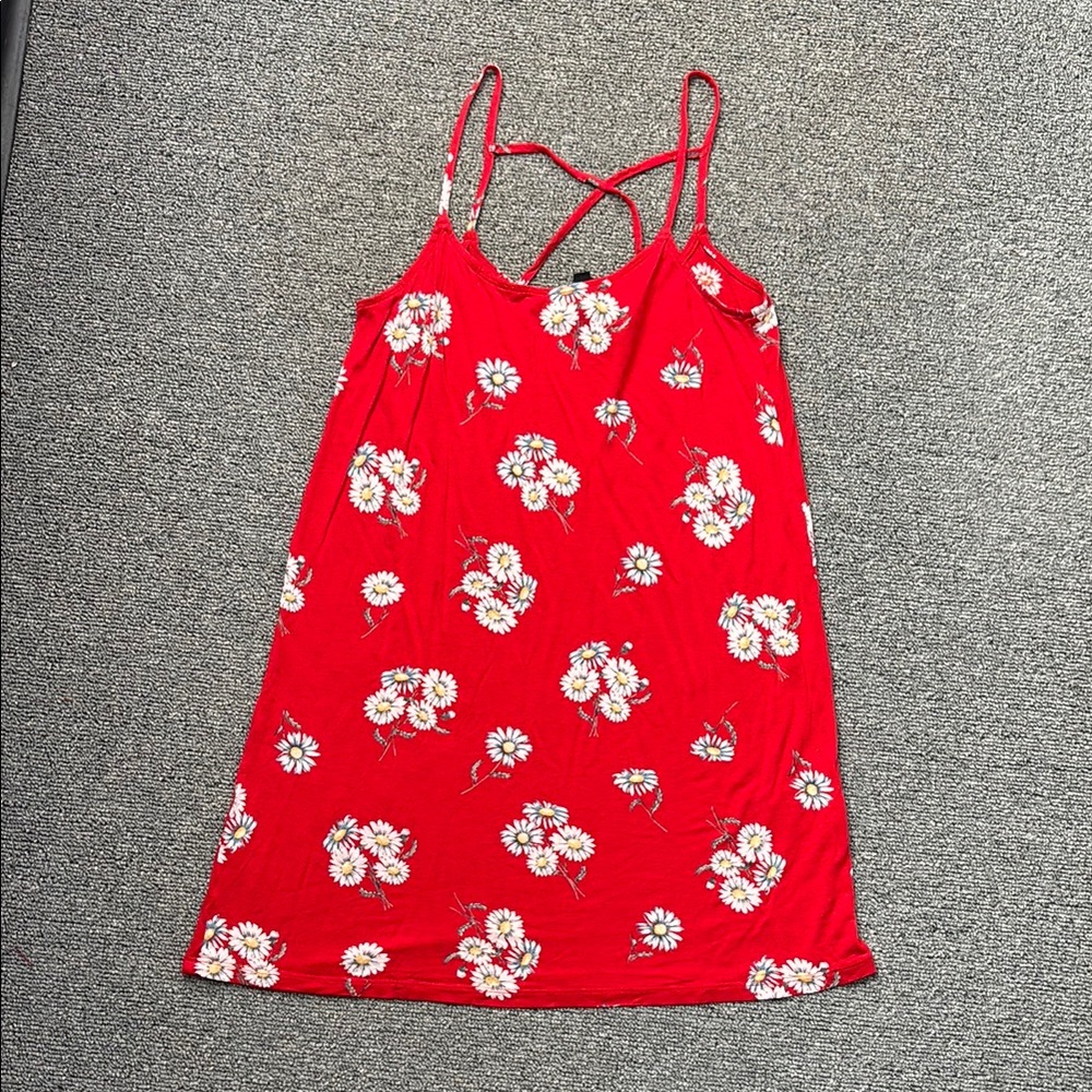 Floral Red Women's dress